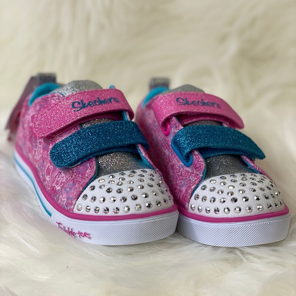 Skechers Twinkle Toes Light Up Shoe - Picture 8 of 9